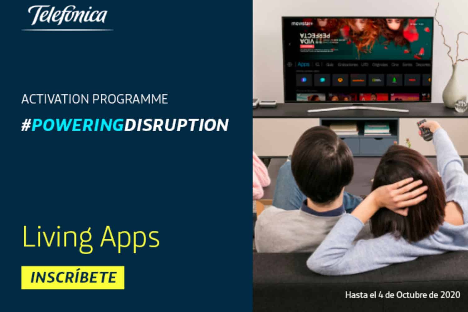 Startups desarrollo Living App para Movistar+