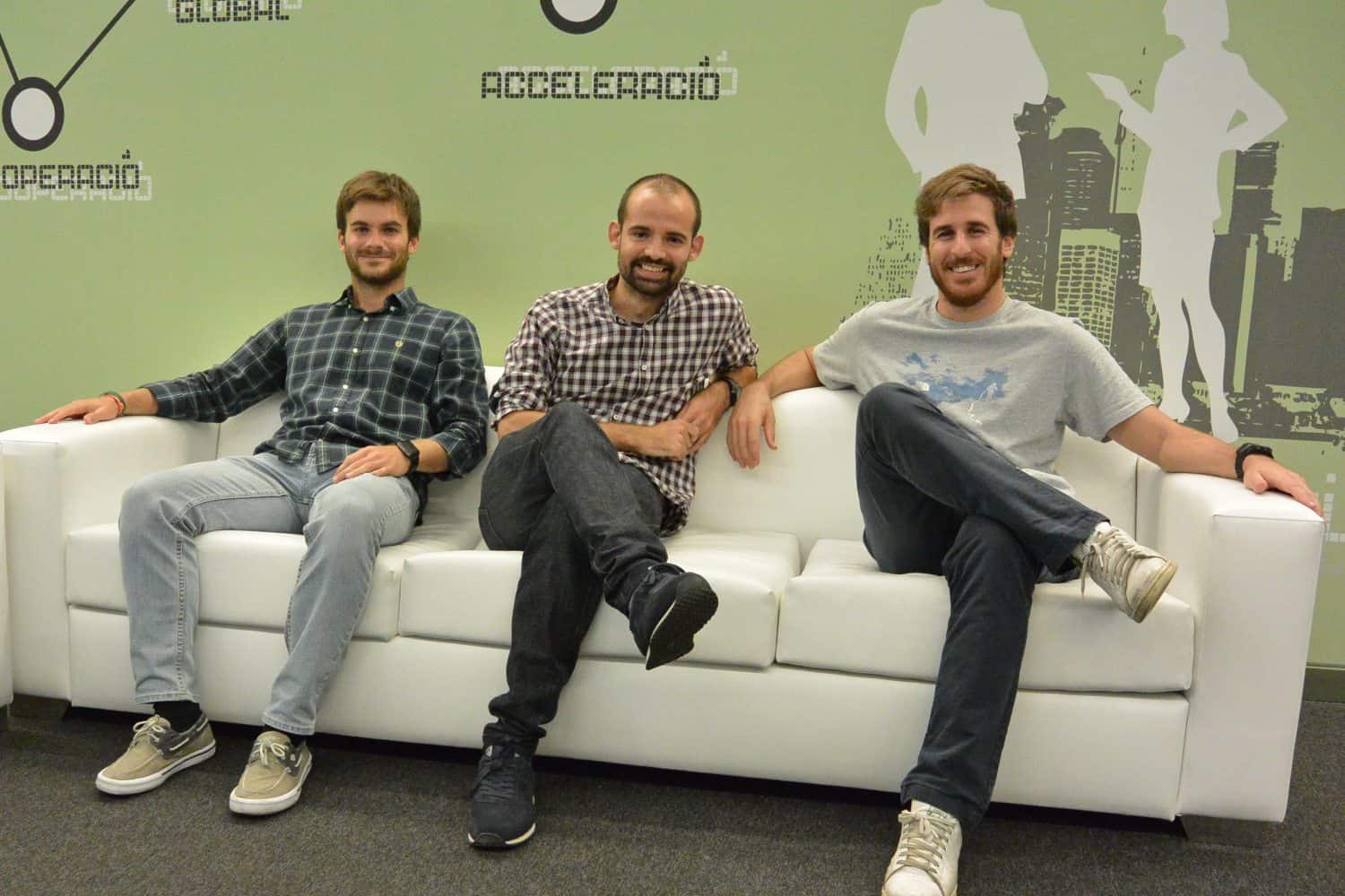 Marc Millet (CEO), Nil Oleaga (COO) y Lucas Llobet (CTO), fundadores de Evix.