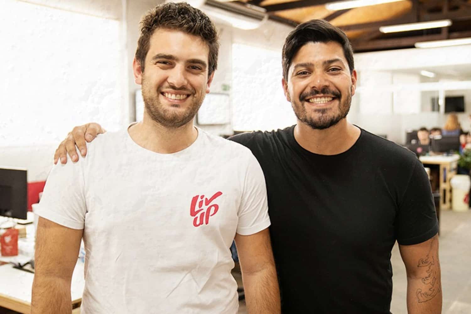 Fundadores de la startup brasileña Liv Up.