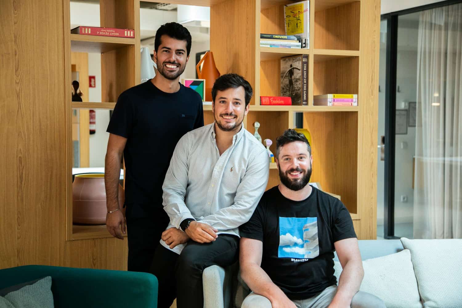 Daniel Ramos, Enric Gabarró y Conan Moriarty, fundadores de PICKEr.