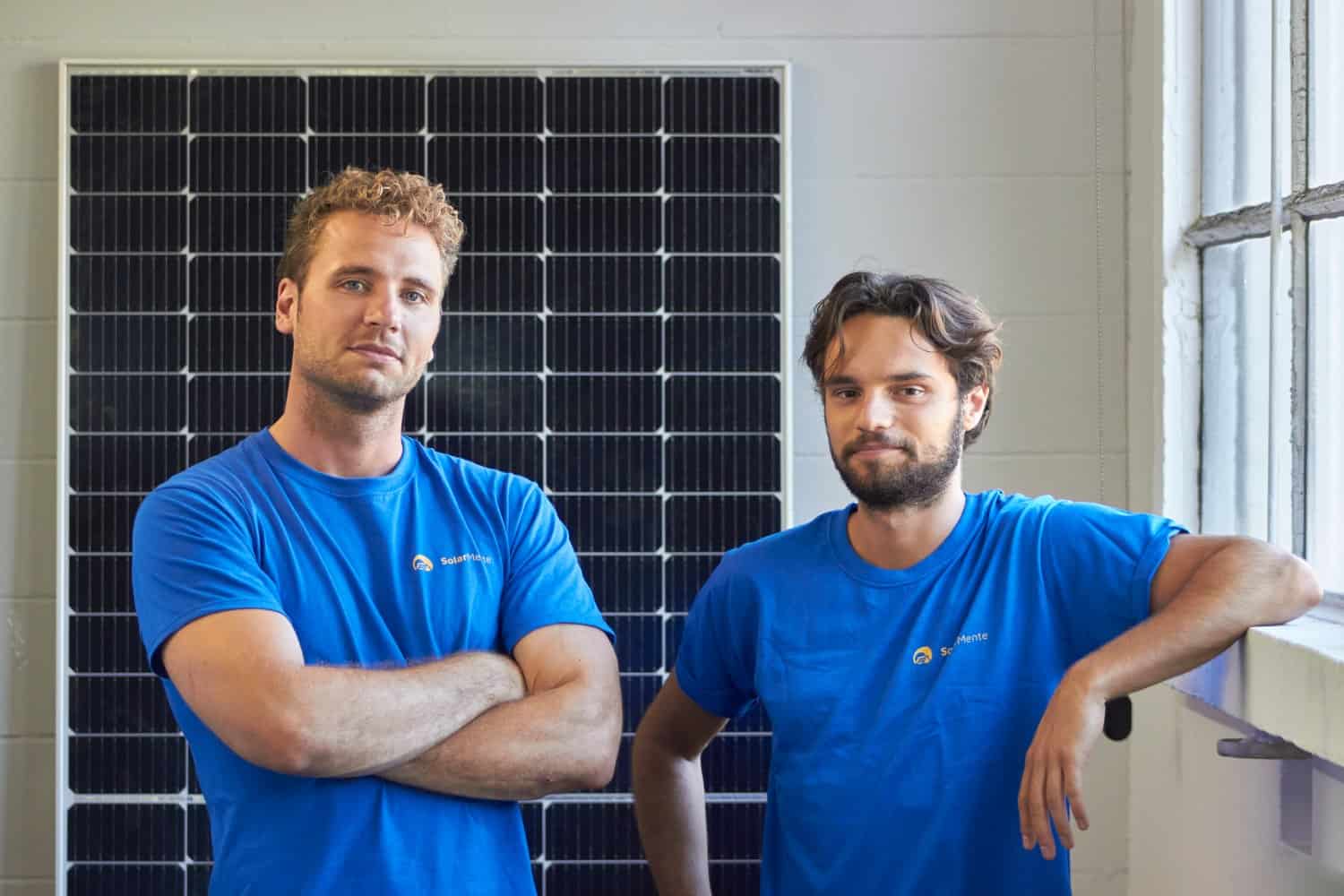 Wouter Draijer y Víctor Gardiner, cofundadores de Solarmente.