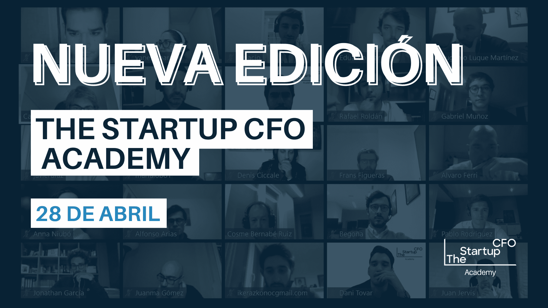 Su principal objetivo de seguir formando a profesionales en activo que quieran mejorar sus conocimientos sobre finanzas y startups