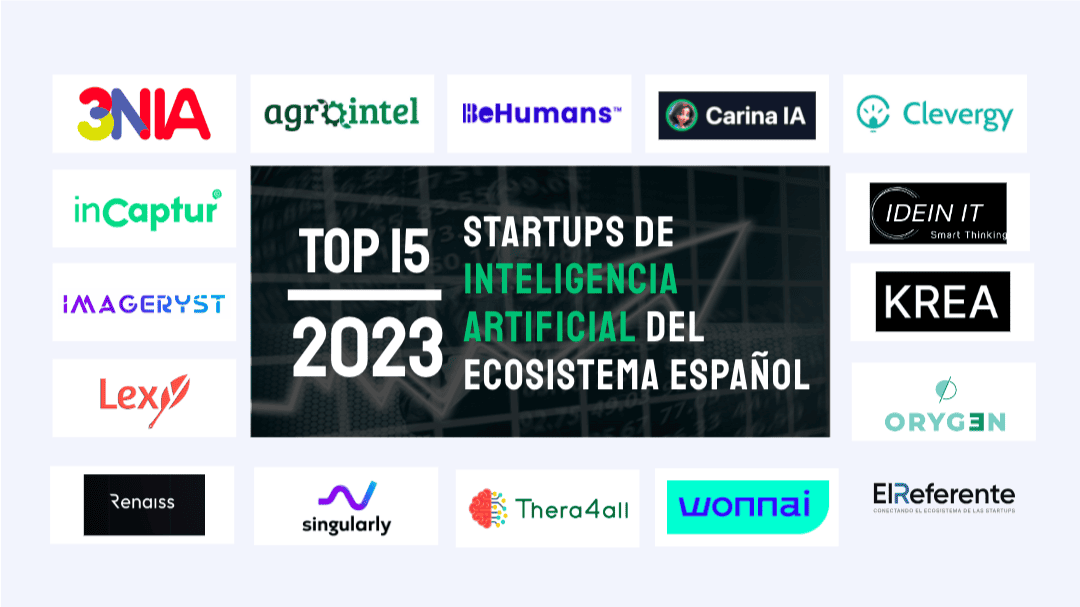 Top 15 startups Inteligencia Artificial a tener en cuenta en 2024