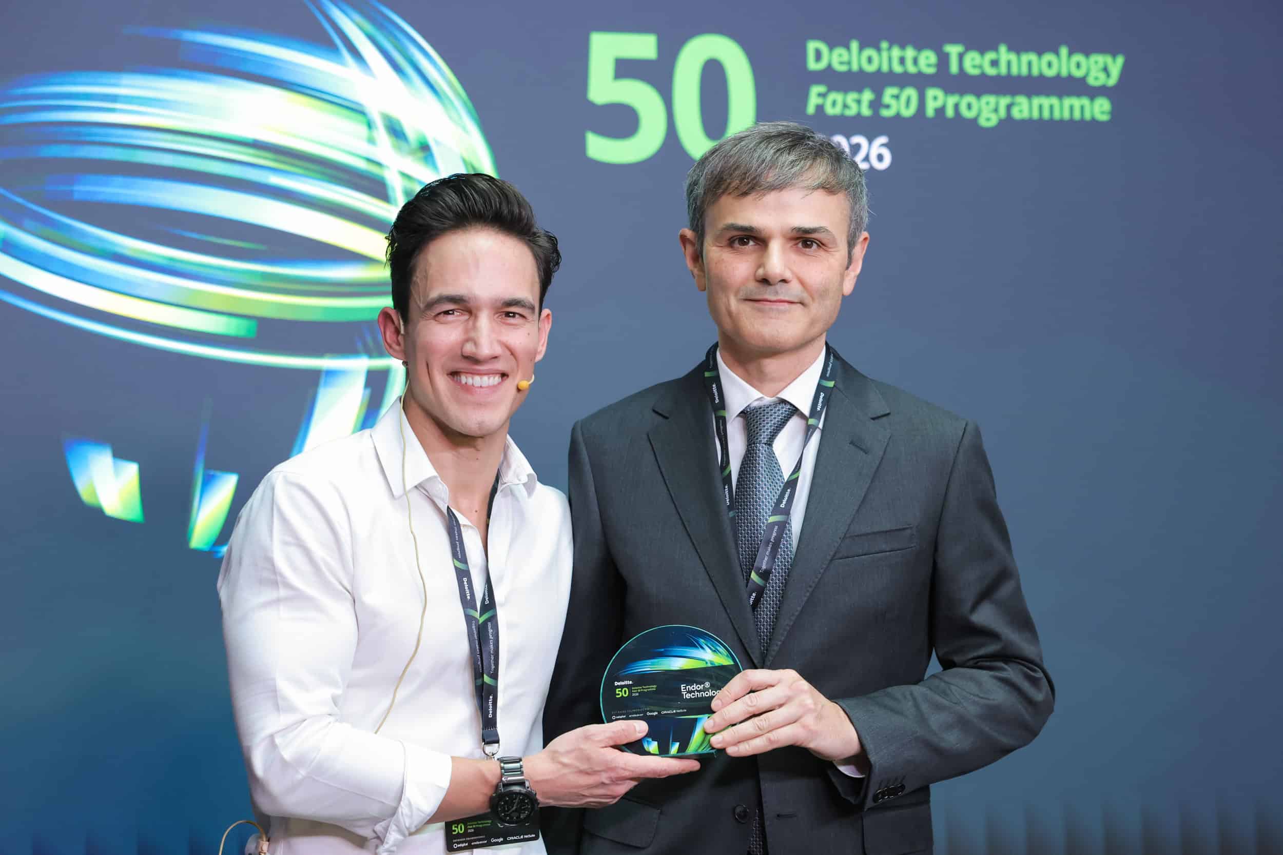 Endor, reconocida en el Deloitte Technology Fast 50 como una de las tecnológicas de mayor crecimiento en España