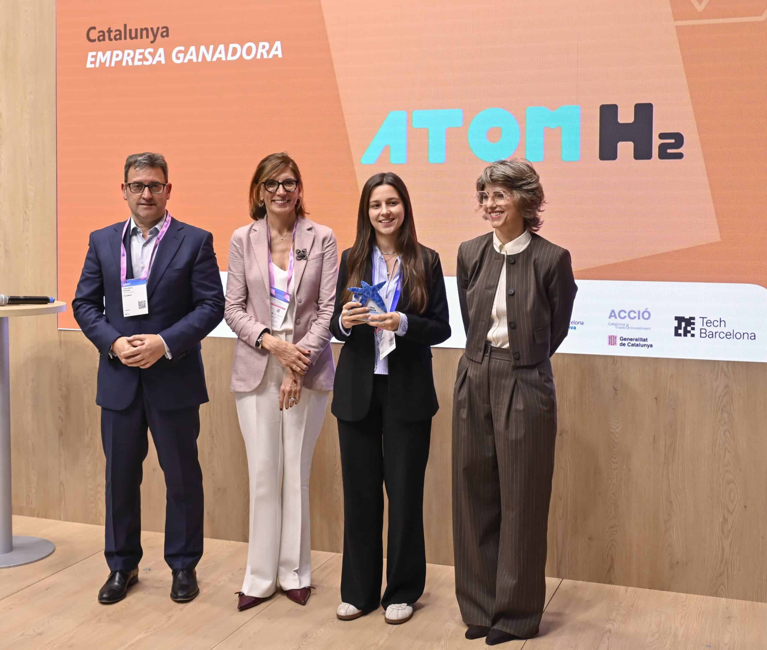ATOM H2 gana los Premios EmprendeXXI en Cataluña