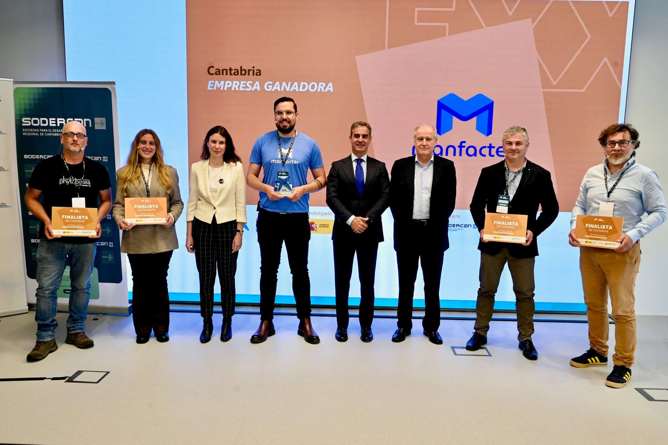 Manfacter gana los Premios EmprendeXXI en Cantabria
