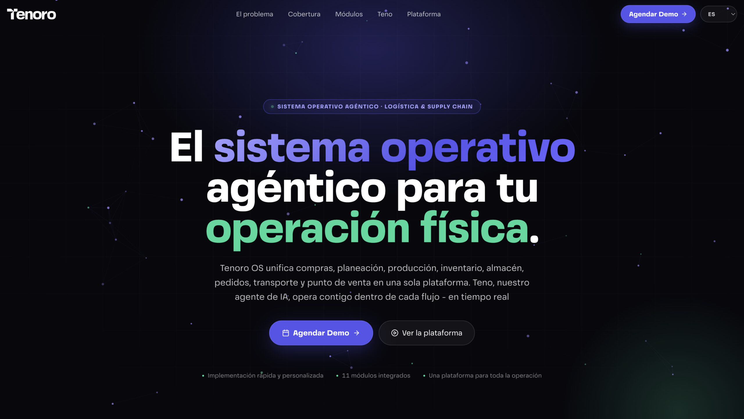 Tenoro capta 1,7 millones de euros para desarrollar su agente de IA para la cadena de suministro